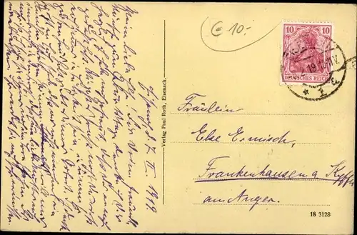 Ak Lutherstadt Eisenach in Thüringen, Johannistal Waldschänke