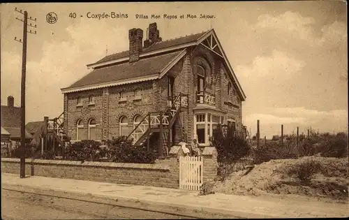 Ak Coxyde Bains Westflandern, Villas Mon Repos et Mon Séjour