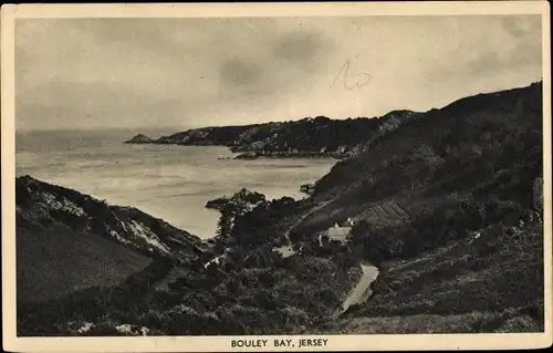 Ak Jersey Kanalinseln, Bouley Bay, Landschaft, Bucht