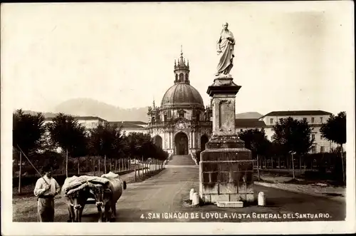Ak Loyola Baskenland Spanien, San Ignacio, Vista general del Santuario
