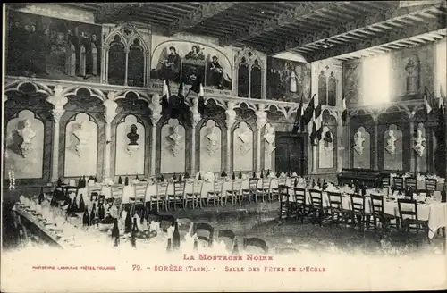 Ak Soreze Tarn, Salle des Fetes de d'Ecole