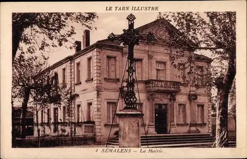 Ak Semalens Tarn, La Mairie