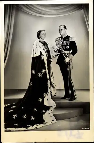 Ak Königin Juliana der Niederlande und Prinz Bernhard zur Lippe Biesterfeld 1943