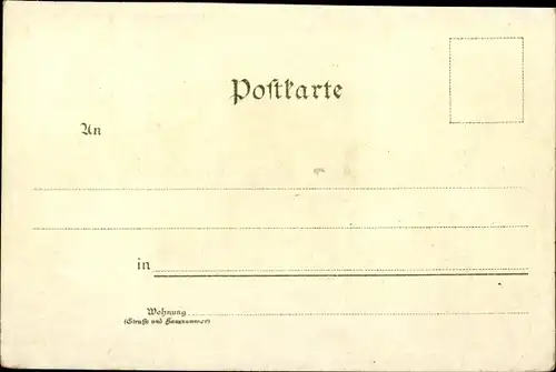 Litho Mannheim in Baden Württemberg, Wasserturm, Paradeplatz, Kaufhaus, Hoftheater, Marktplatz