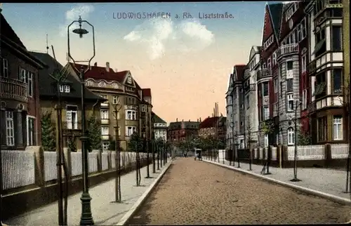 Ak Ludwigshafen am Rhein, Lisztstraße