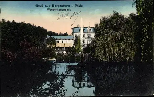 Ak Bad Bergzabern Rheinland Pfalz, Wasserheilanstalt