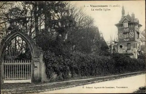 Ak Vaucresson Hauts de Seine, La vieille Eglise
