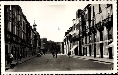 Ak Avilés Asturien Spanien, Calle del Generalisimo Franco