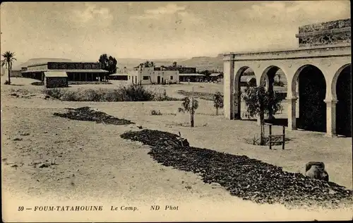Ak Foum Tatahouine Tunesien, Le Camp