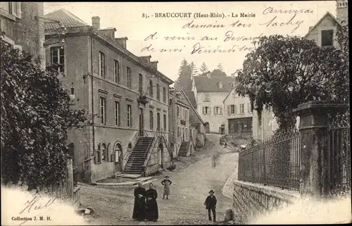 Ak Beaucourt Territoire de Belfort, La Mairie