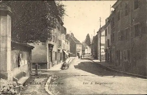 Ak Delle Territoire de Belfort, Grande Rue