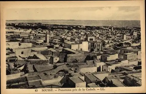 Ak Sousse Tunesien, Panorama pris de la Casbah
