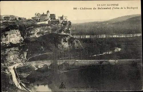 Ak Belcastel Lot, Chateau, Vallee de la Dordogne