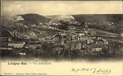 Ak Longwy Bas Lothringen Meurthe et Moselle, Vue d'Ensemble