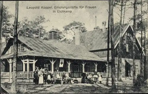 Ak Berlin Charlottenburg Eichkamp, Erholungsstätte für Frauen in Eichkamp, Inh. Leopold Koppel