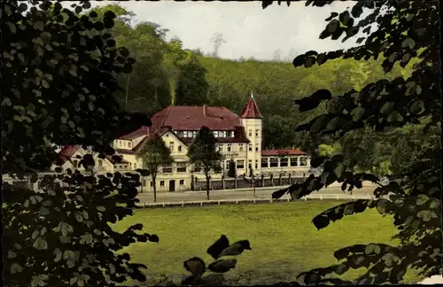 Ak Bad Iburg in Niedersachsen, Waldhotel Felsenkeller