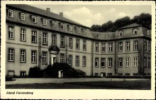 Ak Bad Wünnenberg Westfalen, Schloss Fürstenberg, Außenansicht