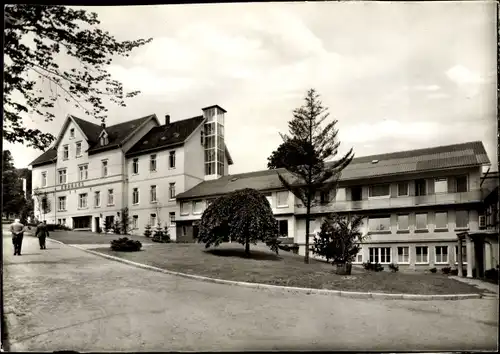 Ak Bad Seebruch in Nordrhein Westfalen, Kursanatorium, Straßenansicht