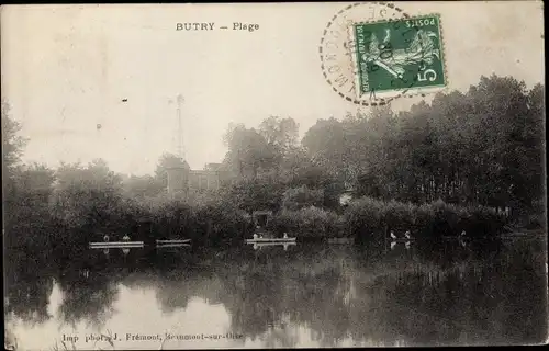 Ak Butry Val d'Oise, Plage