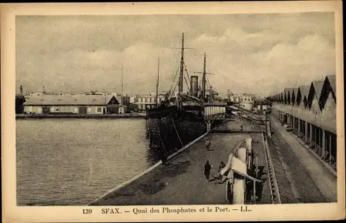 Ak Sfax Tunesien, Quai des Phosphates et le Port