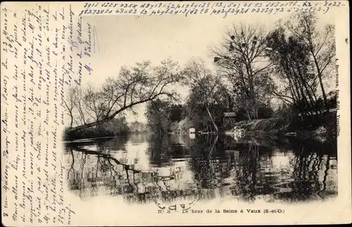 Ak Vaux Yvelines, Le bras de la Seine