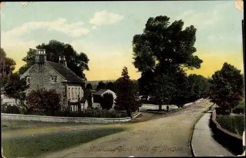 Ak Masham Yorkshire and the Humber England, Bank Villa and Avenue