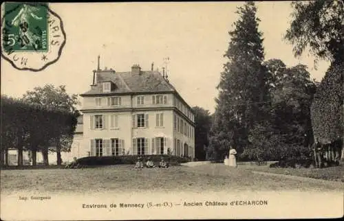 Ak Echarcon Mennecy Essonne, Ancien Chateau d'Echarcon