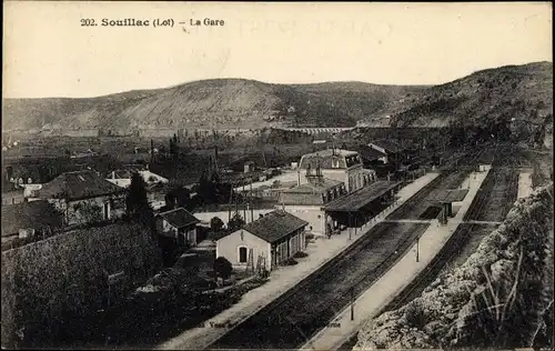 Ak Souillac Lot, La Gare