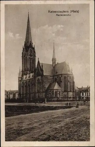 Ak Kaiserslautern in Rheinland Pfalz, Marienkirche