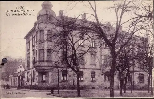 Ak Germersheim in Rheinland Pfalz, Maison des Officiers