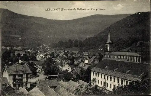 Ak Lepuix Gy Territoire de Belfort, Vue générale