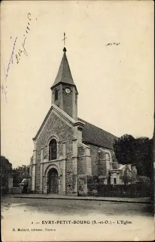 Ak Évry Petit Bourg Essonne, Eglise