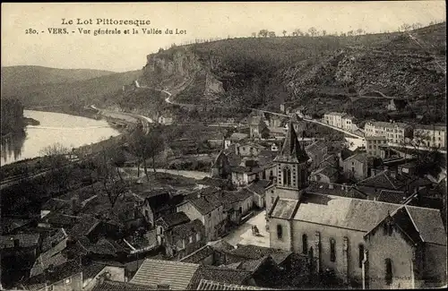 Ak Vers Lot, Vue générale et la Vallée du Lot