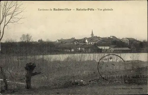 Ak Badonviller Lothringen Meurthe et Moselle, Sainte Pôle, Vue générale