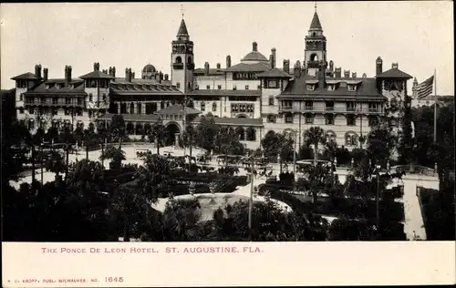 Ak St. Augustine Florida, The Ponce de Leon Hotel