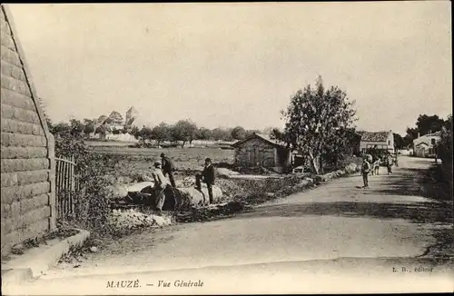 Ak Mauzé Deux Sèvres, Vue générale