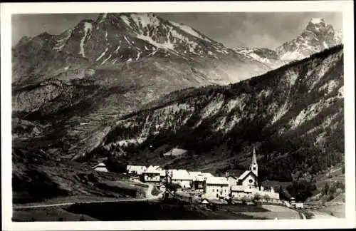 Ak Saint Paul sur Ubaye Alpes de Haute Provence, Entree du Village