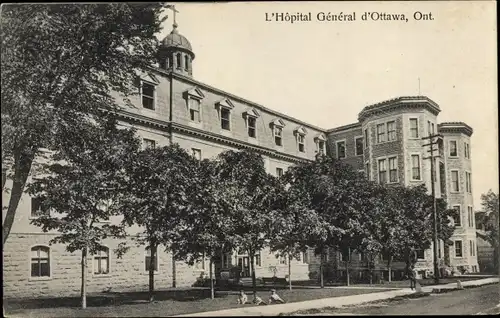 Ak Ottawa Ontario Kanada, L'Hopital General, Krankenhaus