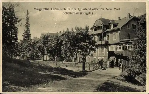 Ak Schellerhau Altenberg im Erzgebirge, Margarethe Cronau Heim der Quartier Collection New York