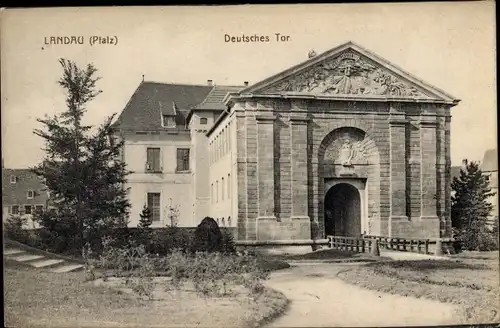 Ak Landau in der Pfalz, Deutsches Tor