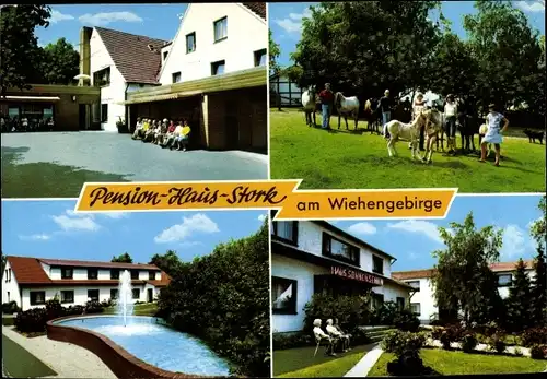Ak Bad Holzhausen Preußisch Oldendorf in Nordrhein Westfalen, Pension Haus Stork