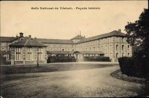 Ak Le Vésinet Yvelines, Asile National, Facade latérale