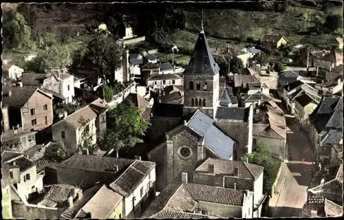 Ak Duravel Lot, L'Eglise, Blick über die Dächer der Stadt