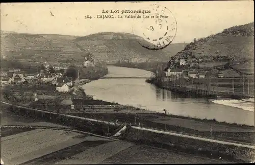 Ak Cajarc Lot, La Vallée du Lot et le Pont