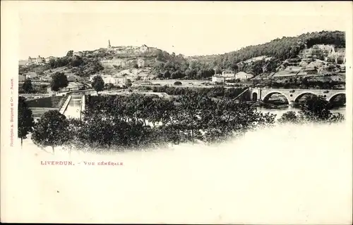 Ak Liverdun Lothringen Meurthe et Moselle, Vue générale