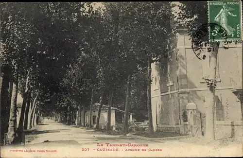 Ak Caussade Tarn et Garonne, Avenue de Cahors
