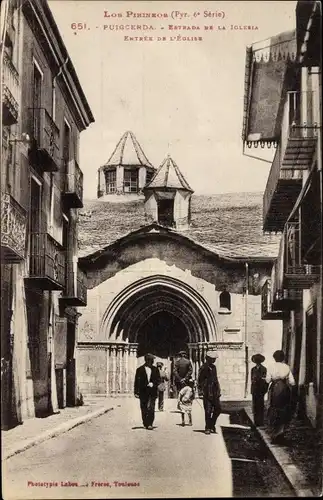 Puigcerda Katalonien, Entrada de la Iglesia