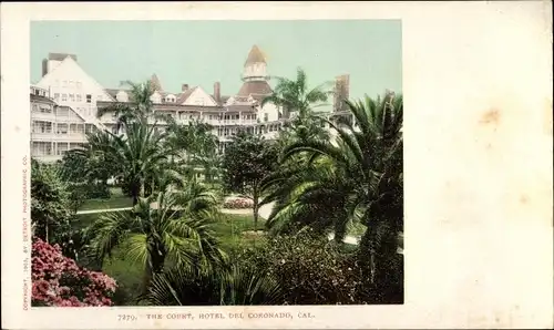 Ak Coronado Kalifornien USA, Hotel del Coronado, The Court