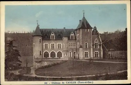 Ak Caylus Tarn et Garonne, Chateau de Caylus