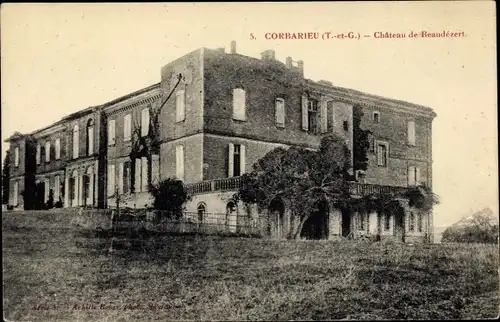 Ak Corbarieu Tarn et Garonne, Chateau de Beaudezert